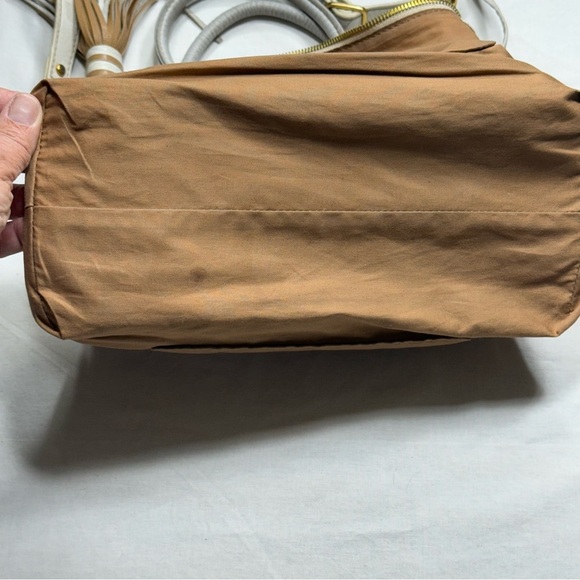 HOBO Cream Sheila Medium Shoulder Bag with Tassel - Picture 10 of 12